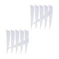 thumbnail image 1 of fastboy 12 Pieces 4 Inch Archery Arrow Feathers Fletchings Vanes White, 1 of 9