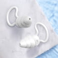 thumbnail image 1 of Bouchons d'Oreilles pour Dormir en Silicone, Réduction du Bruit, Bouchons d'Oreilles Réutilisables pour Bureau et Maison, Gris, 3 Couches, 1 of 8