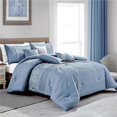 thumbnail image 1 of ESCA J22233V Q Ensemble de Couette Kaede & 44; Bleu - Grand Size - 7 Pièces, 1 of 1