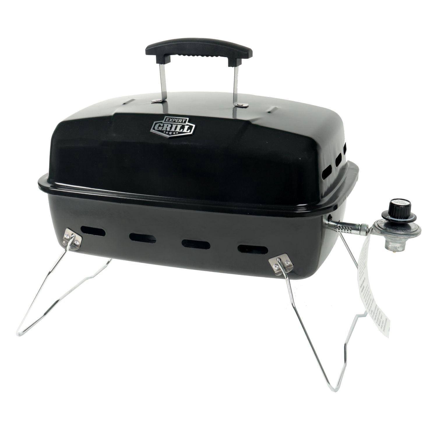 Le barbecue à gaz portatif de 17,5 po 10 000 BTU de Expert Grill, Noir, GBT2210W-C