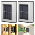 thumbnail image 4 of 2pcs Solar Wall Light Outdoor Auto ON/OFF Solar Security Light IP65 Waterproof Solar Fence Light for Patio Stairs Yard Pathway, 4 of 11