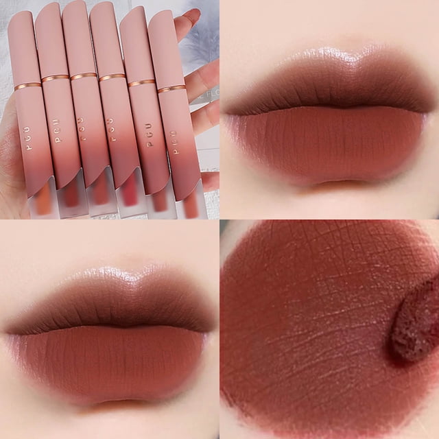 HOARBOEG Lip And Cheek-Use Powder Blusher Mist Does Not Stick To The Ccup White Matte Lip Glaze Clearance Sale