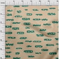 thumbnail image 3 of oneOone Cotton Poplin Brown Fabric Geometric Rounded Rectangle Dress Material Fabric Print Fabric By The Yard 56 Inch Wide, 3 of 4