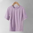 thumbnail image 2 of T-Shirt à Manches Courtes à Col Rond pour Enfants, Mélange Doux Coton-Polyester, Vêtement de Sport Récréatif Respirant, Haut d'Été Léger, Tissu en Maille Résistant aux UV, pour Garçons et Filles de 3 à 16 Ans, 2 of 5