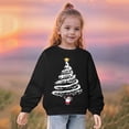 thumbnail image 4 of Diufon Chandail en Molleton de Noël pour Garçons et Filles Manches Longues Col Rond Chandail Automne Hiver Hauts Chauds, 4 of 4