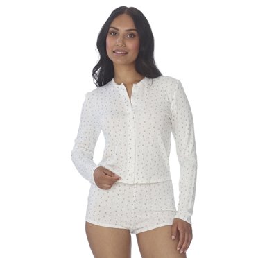 Secret vêtements de nuit Short boyfriend en pointelle