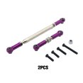 thumbnail image 1 of Baohd 2pieces Stronger Steering Link Rod For MN 1/12 D90 RC Car Accessories RC Hop-ups Purple, 1 of 6