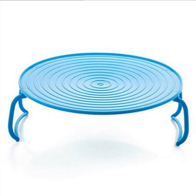 Microwave Tray Microwave Plate Stacker Grill Rack Plastic Bakin Round Steam Rack
