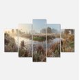 thumbnail image 2 of Panorama de Rivière au Bord de l'Herbe Frosty - Oeuvre Murale Imprimée Paysage, 2 of 3