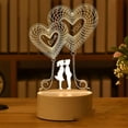 thumbnail image 1 of Desk LED USBNight Light Creative Bedroom Bedside Table Day gift Lamp I1U0, 1 of 8