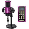 thumbnail image 3 of Ensemble Son et microphone Ensemble Son et microphone Son Professionnel microphone à Condensateur Cardioïde avec Accessoires de Base Kit Audio de Luxe pour Diffusion en Direct Jeux Entrer, 3 of 6