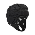 thumbnail image 2 of Lipstore Kids Rugby Helmet Headgear Anti Collision Protection Scrum Cap for Skateboarding black, 2 of 8