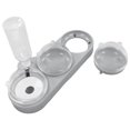 thumbnail image 4 of Puppy Double Food Bowls, Odourless PP Removable Cat Wet Dry Food Bowl Set Multipurpose Cervical Spine Protection With 500ml Water Bottle For Dogs Gray, 4 of 8