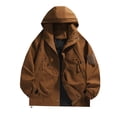 thumbnail image 1 of LOVZFMLL Jackets for Men And Women Same Style Interchange Jacket Jacket Work Clothes Outdoors Windbreaker Loose Coat, 1 of 5
