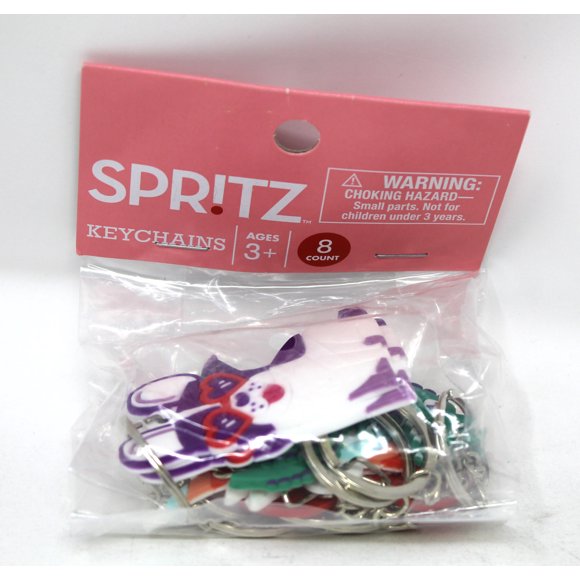 Spritz Porte-clés à Thème Animal Varié 8 Pcs