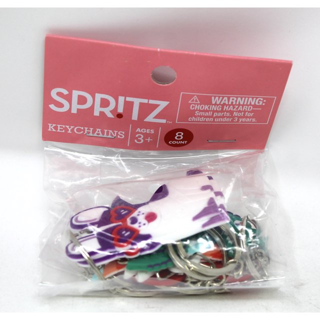 Spritz Porte-clés à Thème Animal Varié 8 Pcs