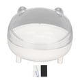 thumbnail image 3 of Bol d'Alimentation Incliné pour Animaux, Bol d'Alimentation Confortable pour Nourriture d'Animaux Réduisant le Fardeau sur le Cou Base Stable Bouche Oblique Matériau Sûr pour Petits Animaux pour Intérieur pour Chiot Blanc, 3 of 8