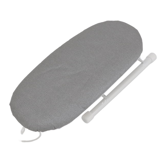 Home Ironing Board, Stable Support Portable Space Saving Heat Resistant Tabletop Ironing Board For Travel Peony Flower,Grey