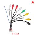 thumbnail image 1 of Car Stereo Radio RCA Output AUX Wire Harness Wiring Connector Adaptor Subwoofer Cable 4G SIM Card Slot Car Radio Cable 20 P Plug, 1 of 1