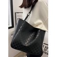 thumbnail image 3 of LinYooLi Women Fashion Mini Grid Tote Hobo Handbag Shiny Faux Leather Shoulder Bag Purse, 3 of 4
