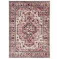 thumbnail image 1 of Marcie 2x3 Washable Accent Rug, Ivory and Red, 1 of 7