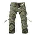 thumbnail image 1 of CEHVOM Men's Loose Multi-Pocket Washed Overalls Outdoor Casual Pants Trousers, 1 of 3