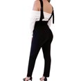 thumbnail image 3 of Julyccc Combinaisons Skinny Taille Haute pour Femmes Combinaison Décontractée à Bretelles Pantalon Crayon, 3 of 3