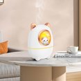 thumbnail image 4 of Birdeem Humidifier Home Fragrance Diffuser Air Bedroom Essential Oil Diffusers Small Essential Oil Diffuser Home Diffuser Home Scent Diffuser Mini Diffuser Abs Household with Lights Office(Cute Cats), 4 of 5