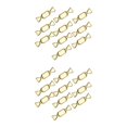 thumbnail image 2 of relayinert Mini Organisateur de Colliers en Forme de Bonbon Rangement de Colliers Jaune 10 Pcs 2Set, 2 of 6