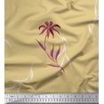 thumbnail image 1 of Soimoi Georgette Viscose Fabric Leaves & Wild Flower Decor Fabric Printed Yard 42 Inch Wide, 1 of 3