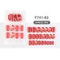 thumbnail image 2 of ziyahi False Nail Wearable Perfect Matching Simple to Wear No Irritating Odor Fake Fingernail Breathable Press Type Adjustable Paster Type 16 Type 34 F741 1Set, 2 of 6