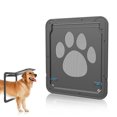 thumbnail image 1 of Dog Screen Door  Inside Flap Lockable Small Medium Pet Door  Magnetic Closure Sturdy Cat Door, 1 of 14