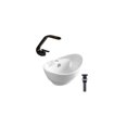 thumbnail image 1 of DROP Bath and Kitchen DR091311 Bathroom Vessel Sink Set, 1 of 4