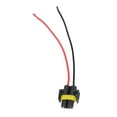 thumbnail image 3 of 2pcs H11 H8 Female Connector Adapter Wiring Harness Socket Plug Fog Light, 3 of 6