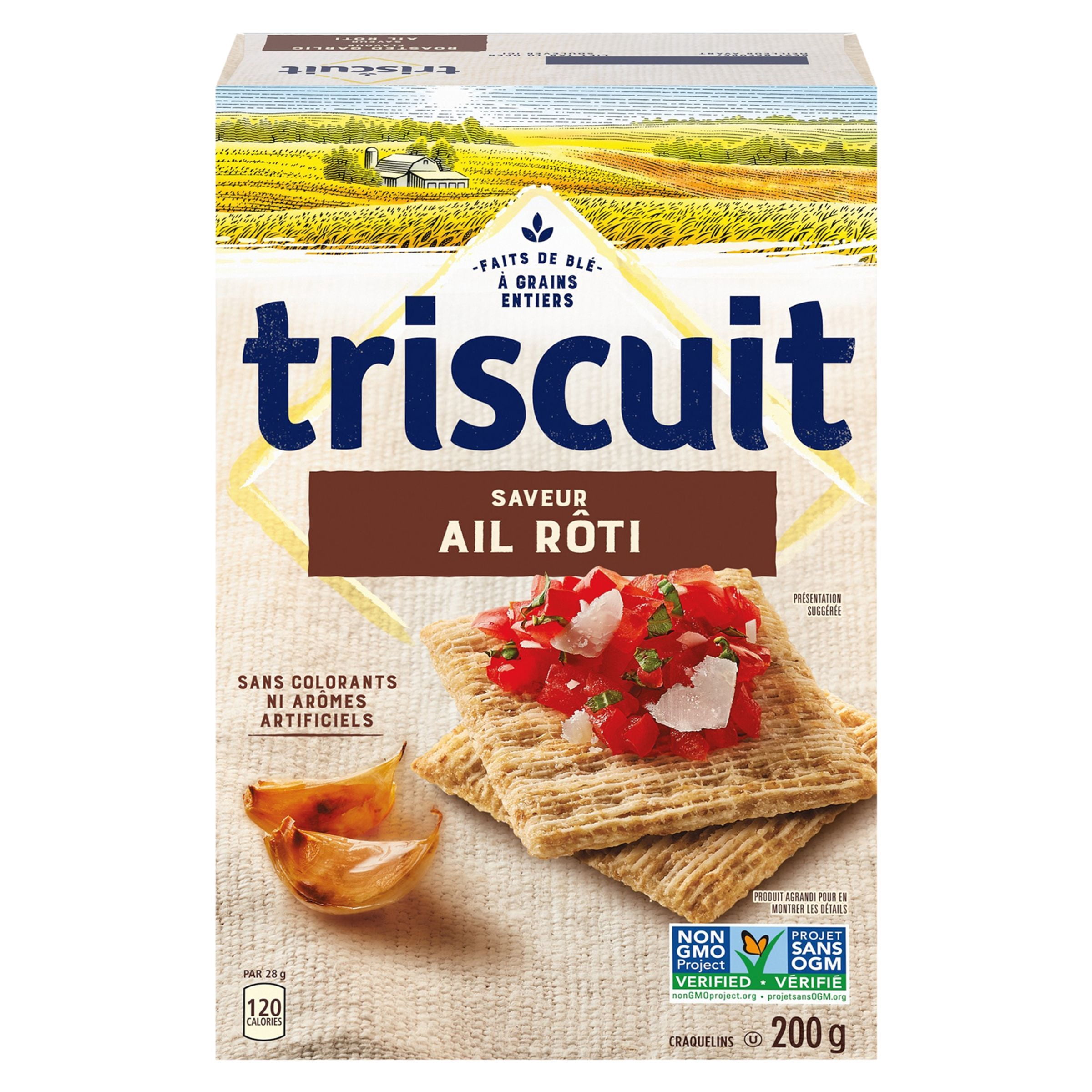 TRISCUIT à Saveur d’ail Rôti Craquelins