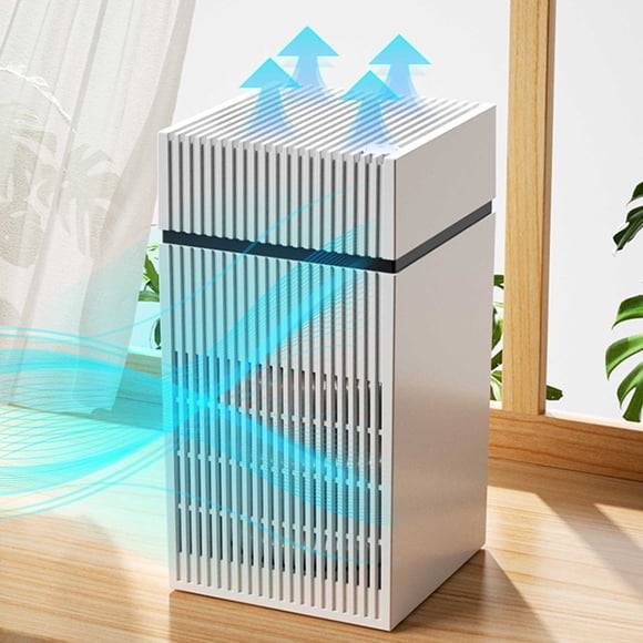 Auto Mode & Silent Operation | True HEPA Filter for Rooms up to 107 Sq Ft | Pet & Kid Safe | USB Powered | Compact 12.5x12.5x23.5cm