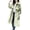 Green, variant on Timegard Women's Trench Jackets Elastic Waisted Temperament Windbreaker Comfort Outwear Fall Coat