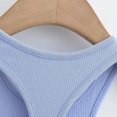 thumbnail image 4 of AherBiu Workout Tops for Women Racerback Sleeveless Cropped Ribbed Tank Top Crewneck Slim Yoga Cami Shirt, 4 of 7