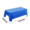 thumbnail image 3 of Picnic Table Cover Disposable Tablecloth Solid Color Party Unwashed Tablecloth Party Picnic and Event Cushioned Table 54X108 Inches Tables for Parties, 3 of 6