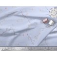 thumbnail image 3 of Soimoi Polyester Crepe Fabric Leaves & Buds Flower Fabric Prints by Yard 52 Inch Wide, 3 of 3