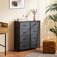 thumbnail image 3 of EDX Commode à 8 Tiroirs pour Chambre, Tour d'Organisation de Rangement en Tissu, Armoire, Gris, 3 of 8