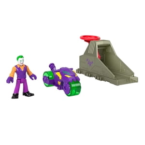 Imaginext DC Super Friends Launcher Set with 3-inch The Joker Action Figure, Toy Vehicle & Housing Unit