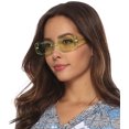 thumbnail image 2 of FEISEDY Creative Rectangle Sunglasses Women Fashion Thick Frame UV400 Protection B2462, 2 of 6