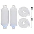 thumbnail image 3 of 2x Marine Boat Anti Collision with Inflatable Tools, Inflatable Mooring Buoy Dock Float for Sailboats Row Boats Boat Dock Yacht 2m White Rope, 3 of 10