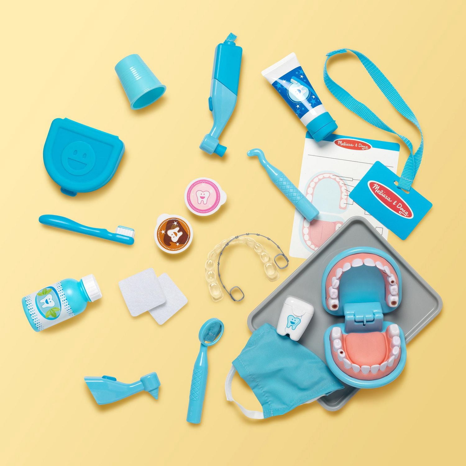 Melissa & Doug Super Smile Dentist Kit With Pretend Play Set of