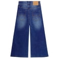 thumbnail image 2 of KIDSCOOL SPACE Girls Flare Jeans,Little Big Girl High Stretch Wide Leg Denim Pants,Blue,6-7 Years, 2 of 6