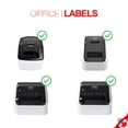 thumbnail image 4 of 20 Rouleaux d'Étiquettes Compatibles DK-1209 pour BROTHER Rouleau Seulement 1-1/7 Pouces x 2-3/7 Pouces (28,9 mm x 62 mm), 4 of 5