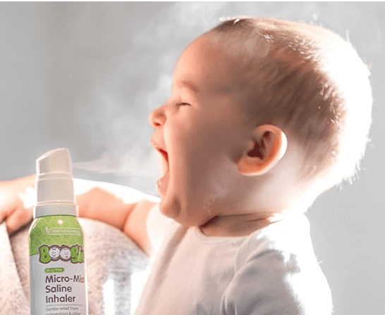 Boogie Micro-Mist Saline Inhaler Refill Unscented 80g for kids