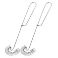 thumbnail image 1 of BESTONZON 2pcs Stainless Steel Hand Whisks Spring Coil Egg Beater Multifunction Milk Blender Kitchen Gadget, 1 of 7