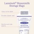 thumbnail image 4 of Lansinoh Sacs de Conservation de Lait Maternel, 100 Sacs, Essentiels pour Bébé, Sacs de Lait Maternel à Congélation & Décongélation Rapides, 6 oz, Résistance & Extensibilité Supérieures, 4 of 9